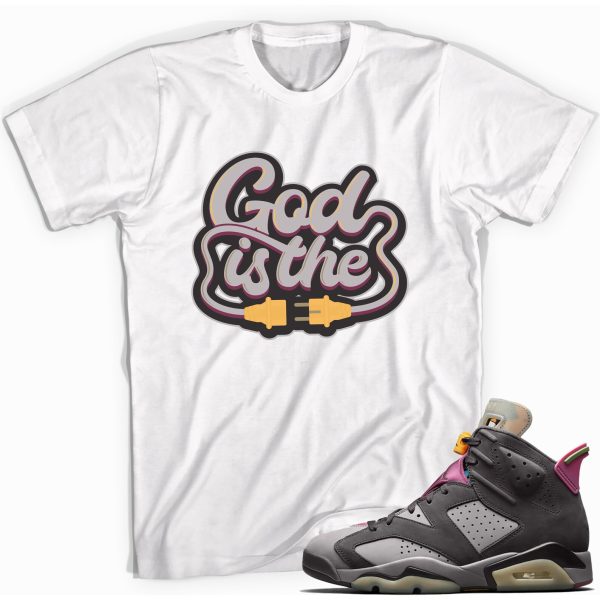 God is T-Shirt Match Jordan 6 Bordeaux Jezsport.com