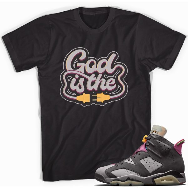 God is T-Shirt Match Jordan 6 Bordeaux Jezsport.com