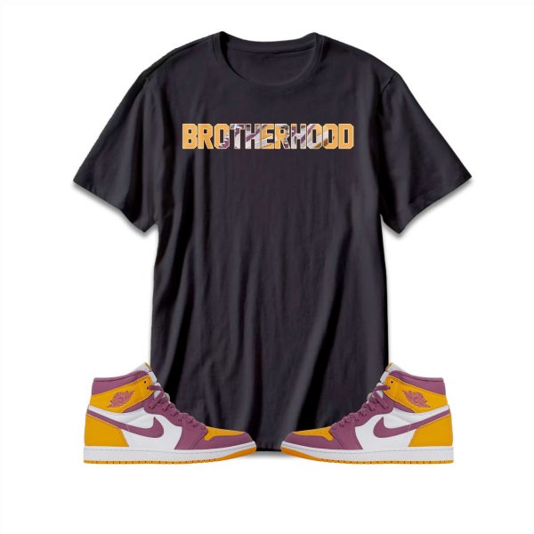 Brotherhood Type Unisex Shirt Match Jordan 1 Retro High OG Brotherhood Jezsport.com