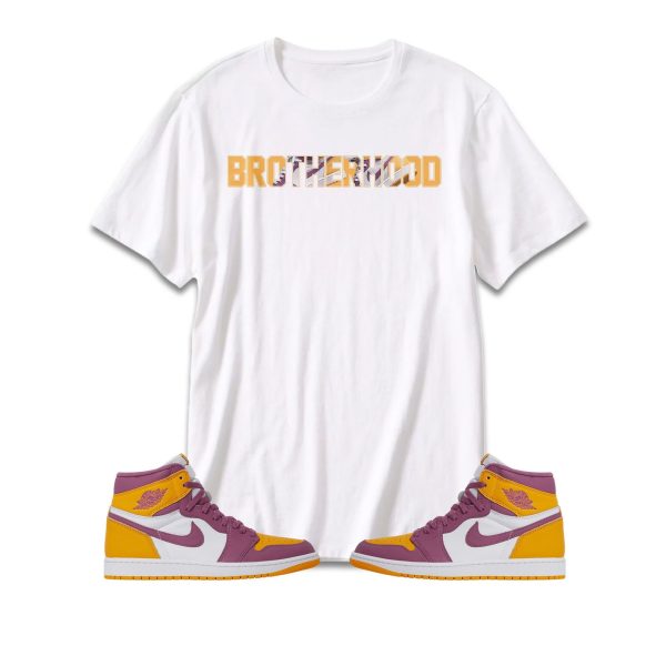 Brotherhood Type Unisex Shirt Match Jordan 1 Retro High OG Brotherhood Jezsport.com