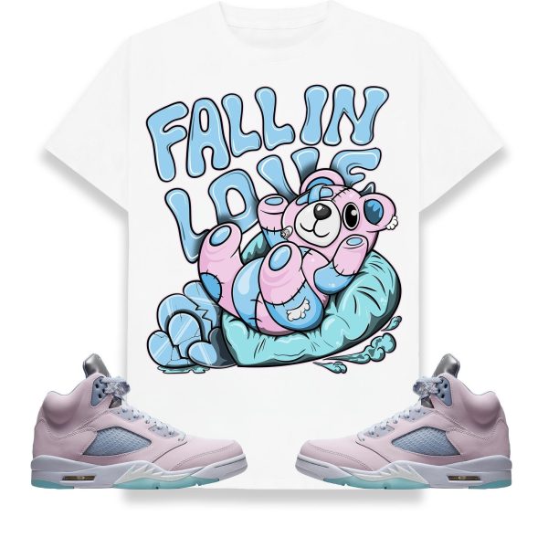 Fall In Love Unisex Shirt Match Jordan 5 Retro Easter 2022 Jezsport.com