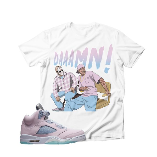 DAAAMN Unisex Shirt Match Jordan 5 Retro Easter 2023 Jezsport.com