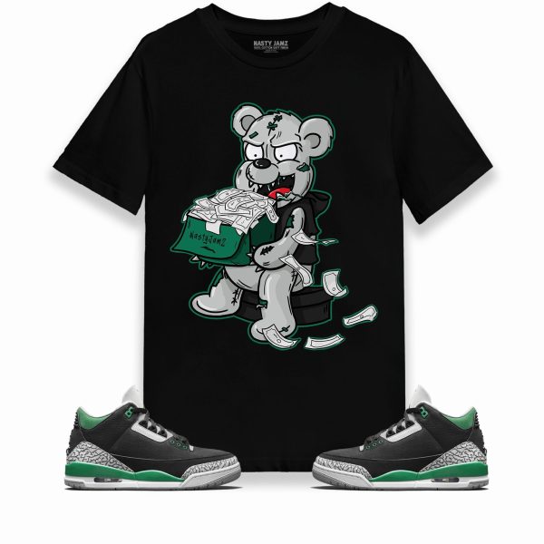 Cash Money Unisex Shirt Match Jordan 3 Retro Pine Green Jezsport.com