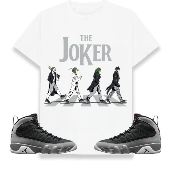 The Joker Unisex Shirt Match Jordan 9 Retro Particle Grey Jezsport.com