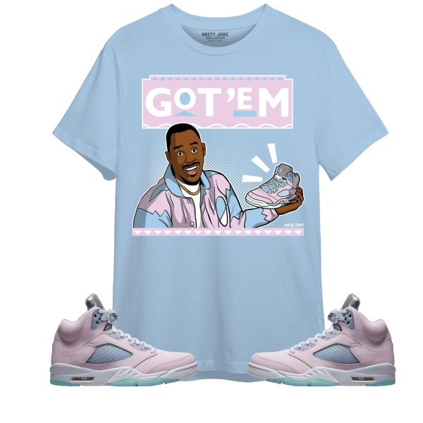 Got Em 90s TV Style Unisex Color Shirt Match Jordan 5 Retro Easter 2022 Jezsport.com