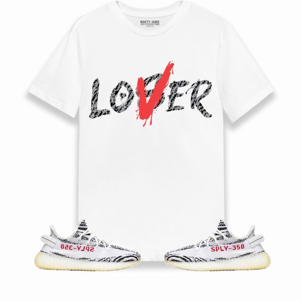 Loser Lover Unisex Shirt Match Yeezy Boost 350 V2 Zebra Jezsport.com