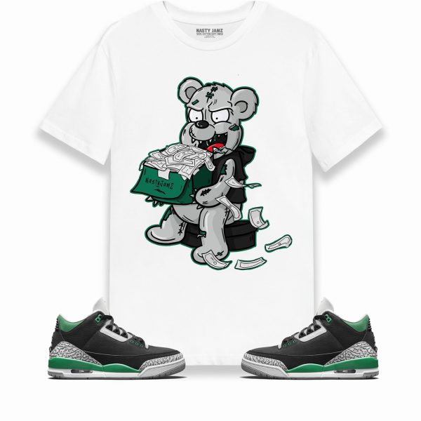 Cash Money Unisex Shirt Match Jordan 3 Retro Pine Green Jezsport.com