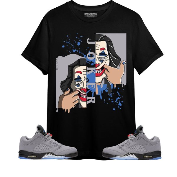 Joker Smile Unisex Shirt Match Jordan 5 Retro Low PSG Jezsport.com