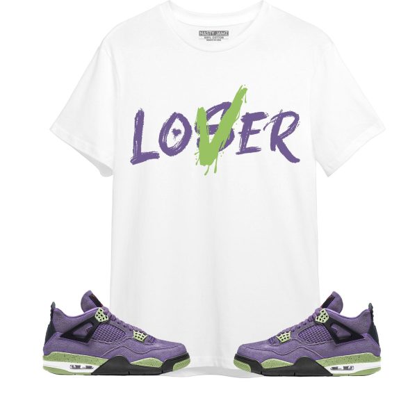 Loser Lover Unisex Shirt Match Jordan 4 Retro Canyon Purple Jezsport.com