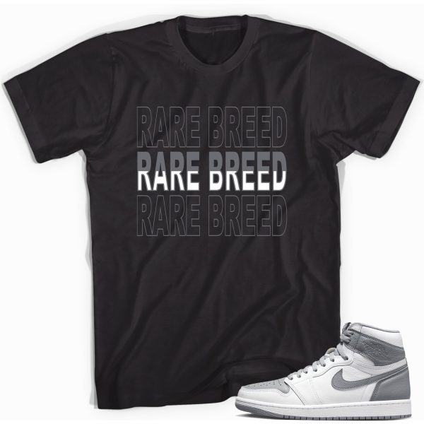 Rare Breed Sneaker Shirt Match Jordan 1 High OG Stealth Jezsport.com