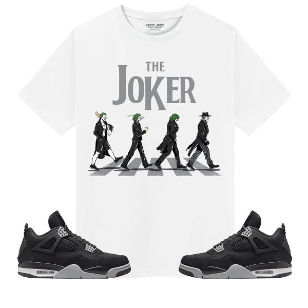 The Joker Unisex Shirt Match Jordan 4 Retro Black Canvas Jezsport.com