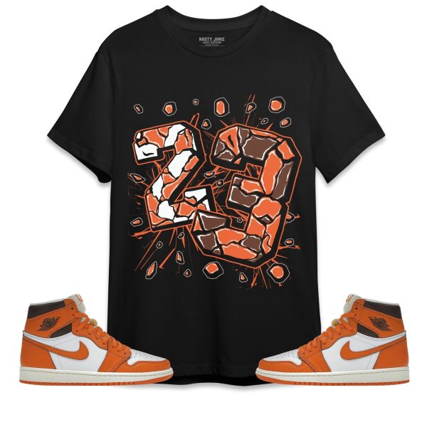 Number 23 Broken Unisex Shirt Match Jordan 1 High OG Starfish Jezsport.com