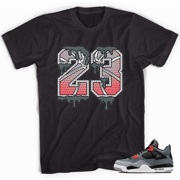 23 Drip Sneaker Shirt Made to Match Jordan 4s Infrared Jezsport.com