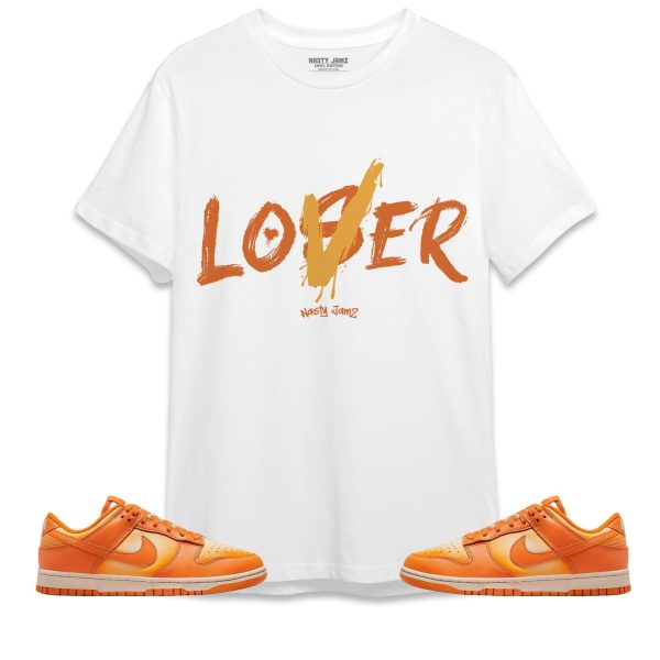 Loser Lover Unisex Shirt Match Dunk Low Magma Orange Jezsport.com