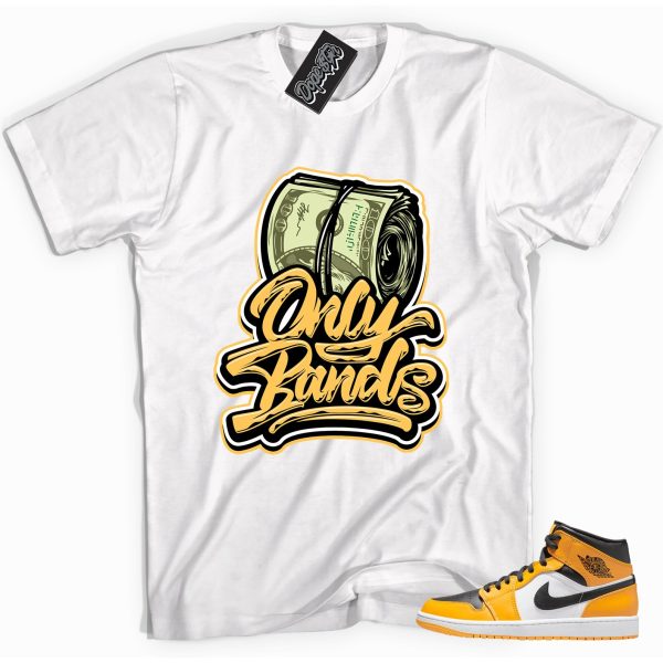 Only Bands Adult Unisex Sneaker Shirt Made to Match Jordan 1s High OG Taxi Jezsport.com