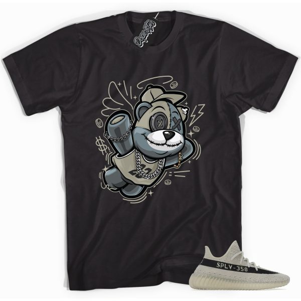 Slam Dunk Bear Sneaker Shirt Made to Match 350 V2 Slate Jezsport.com