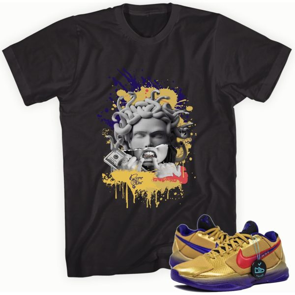 Medusa Adult Unisex Sneaker Shirt Made to Match 5 Protro Undefeated Hall of Fame Jezsport.com