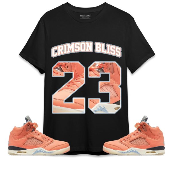 Number 23 CM5 Name Unisex Shirt Match Jordan 5 Crimson Bliss Jezsport.com