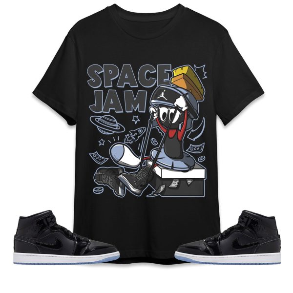 The Martian Marvin Unisex Shirt Match Jordan 1 Mid Space Jam Jezsport.com