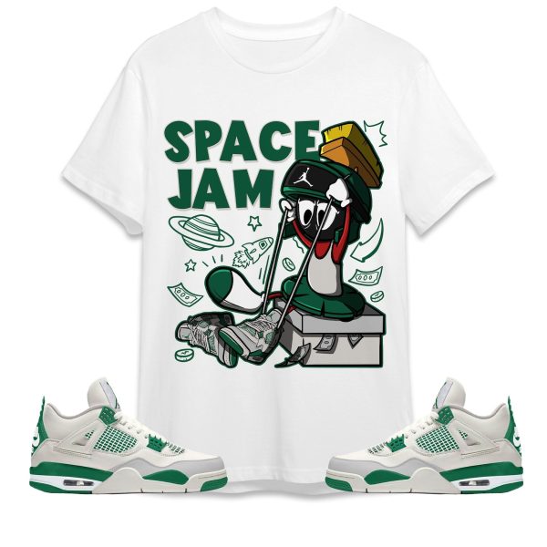 The Martian Marvin Unisex Shirt Match Jordan 4 SB Pine Green Jezsport.com