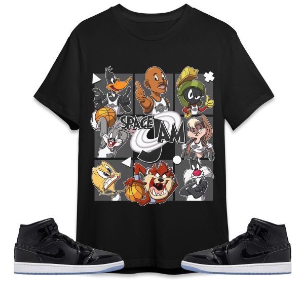 Space Jam MJ Unisex Shirt Match Jordan 1 Mid Space Jam Jezsport.com