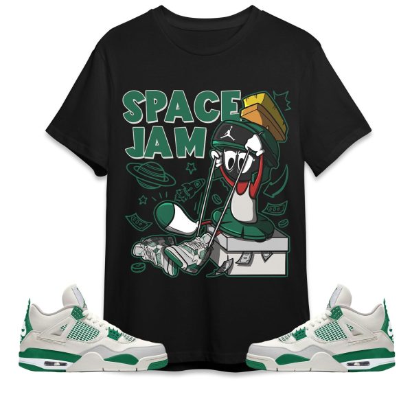 The Martian Marvin Unisex Shirt Match Jordan 4 SB Pine Green Jezsport.com