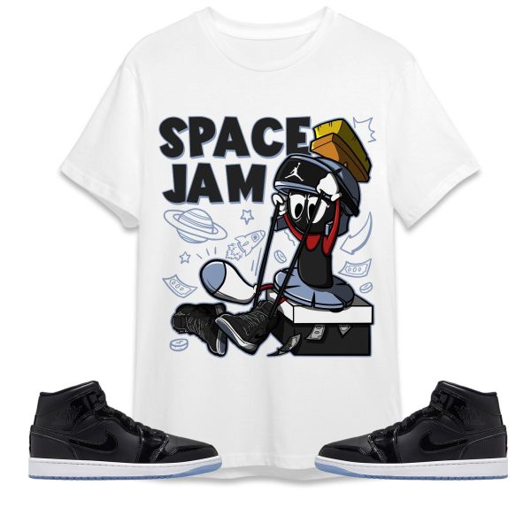 The Martian Marvin Unisex Shirt Match Jordan 1 Mid Space Jam Jezsport.com