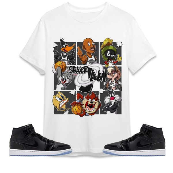 Space Jam MJ Unisex Shirt Match Jordan 1 Mid Space Jam Jezsport.com