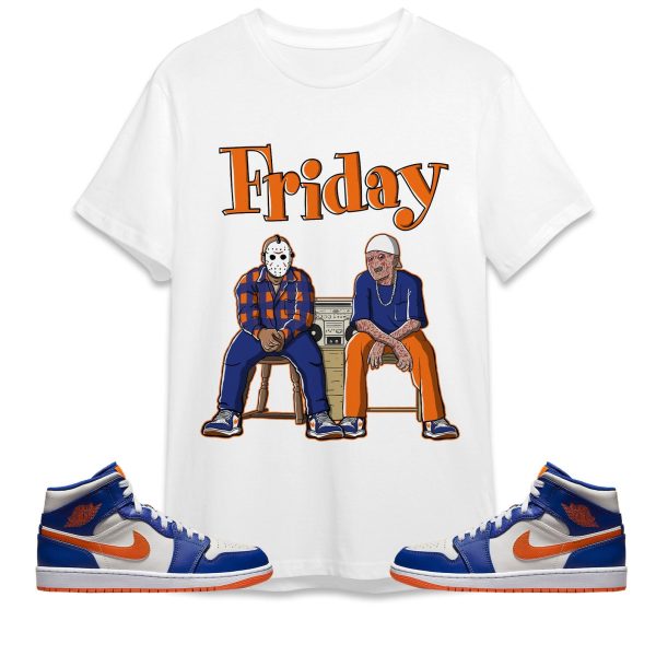 Friday Unisex Shirt Match Jordan 1 Mid Wheaties Knick Jezsport.com