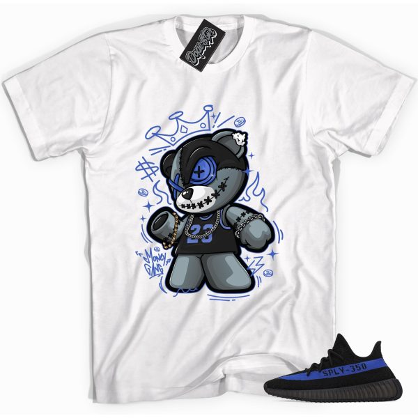 Money Gang Bear Sneaker Shirt Made to Match the 350s V2 Dazzling Blue Jezsport.com