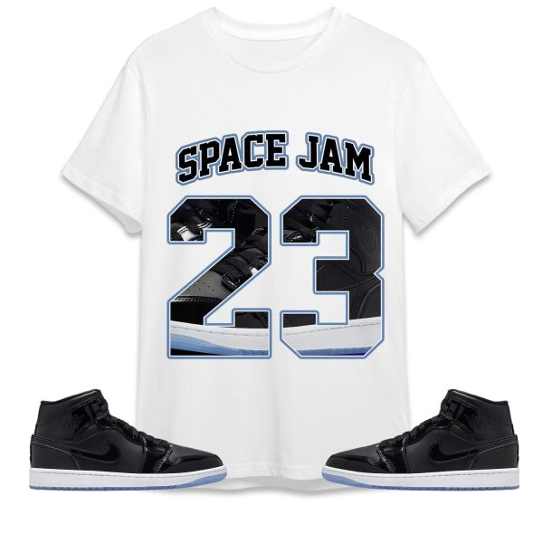 Number 23 CM1 Name Unisex Shirt Match Jordan 1 Mid Space Jam Jezsport.com