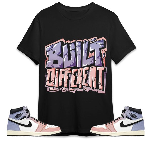 Built Different Unisex Shirt Match Jordan 1 High Skyline Jezsport.com