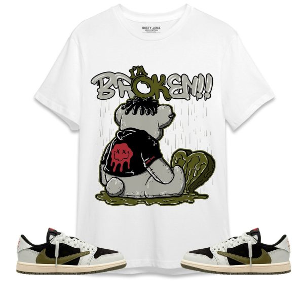 Im Broken Unisex Shirt Match Jordan 1 Low Olive Jezsport.com