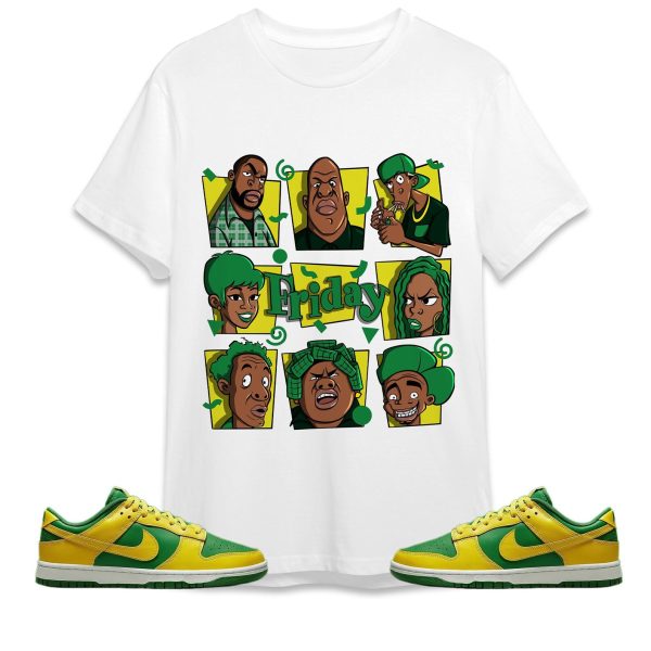 Friday 90s Cartoon Unisex Shirt Match Dunk Low Reverse Brazil Jezsport.com