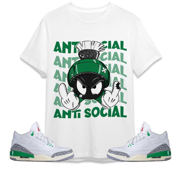 Atsc Marvin The Martian Unisex Shirt Match Jordan 3 Lucky Green Jezsport.com