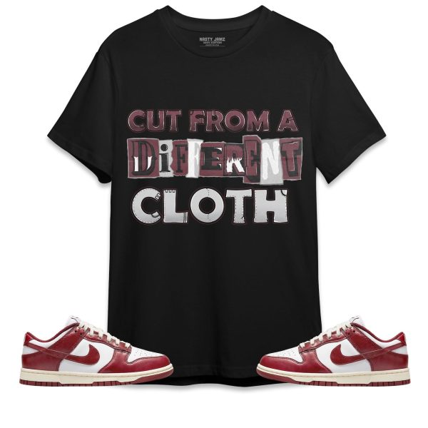 Cut From Different Cloth Unisex Shirt Match Dunk Low Team Red Jezsport.com