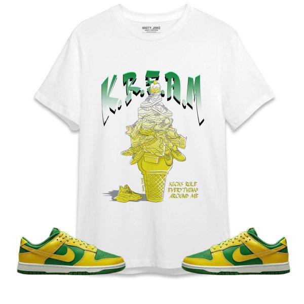 KREAM Unisex Shirt Match Dunk Low Reverse Brazil Jezsport.com