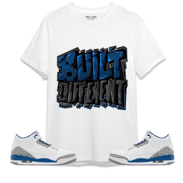 Built Different Unisex Shirt Match Jordan 3 Wizards Jezsport.com