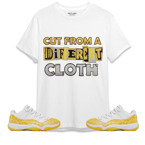 Cut From Different Cloth Unisex Shirt Match Jordan 11 Low Yellow Snakeskin Jezsport.com