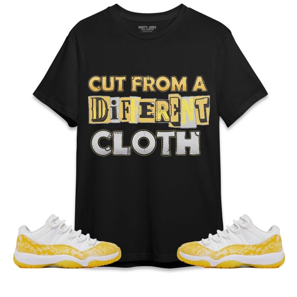 Cut From Different Cloth Unisex Shirt Match Jordan 11 Low Yellow Snakeskin Jezsport.com