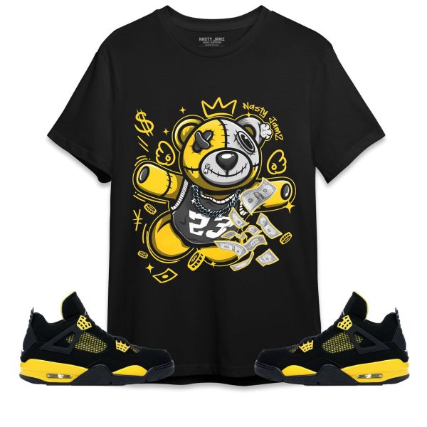 Self Made Ber Unisex Shirt Match Jordan 4 Thunder Jezsport.com