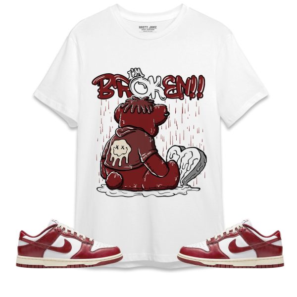 Im Broken Unisex Shirt Match Dunk Low Team Red Jezsport.com