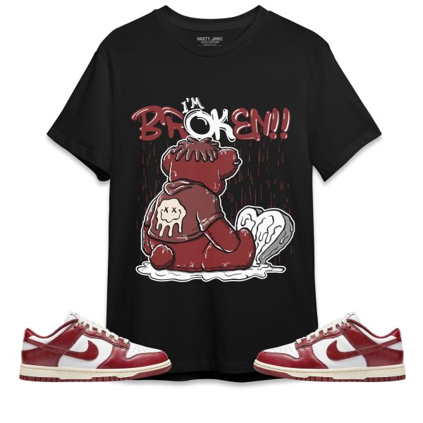 Im Broken Unisex Shirt Match Dunk Low Team Red Jezsport.com