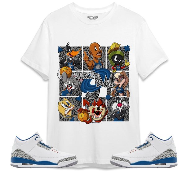 Space Jam MJ Unisex Shirt Match Jordan 3 Wizards Jezsport.com