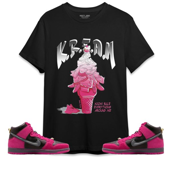 KREAM Unisex Shirt Match SB Dunk High The Jewels Active Pink Jezsport.com