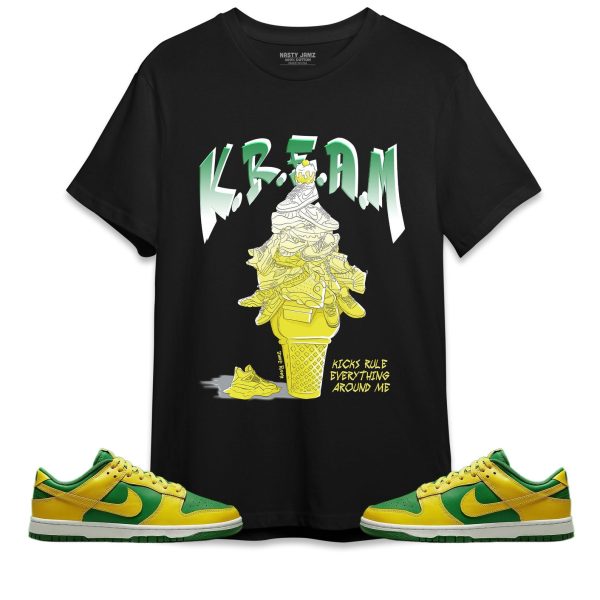 KREAM Unisex Shirt Match Dunk Low Reverse Brazil Jezsport.com