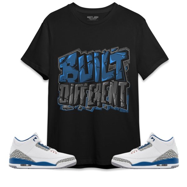 Built Different Unisex Shirt Match Jordan 3 Wizards Jezsport.com