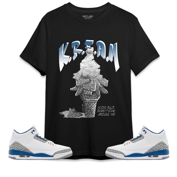 KREAM Unisex Shirt Match Jordan 3 Wizards Jezsport.com