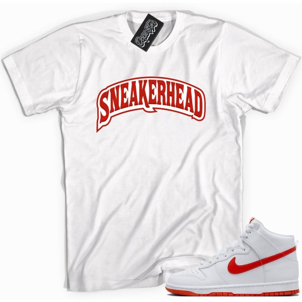 Sneaker Head Sneaker Shirt Made To Dunks High White Picante Red Jezsport.com