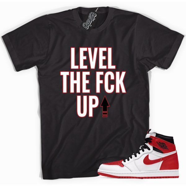 Level Up Sneaker Shirt Made To Match Jordan 1 Retro Heritage Jezsport.com